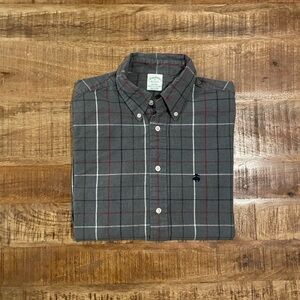 Brooks Brothers Milano Plaid Button Down Shirt